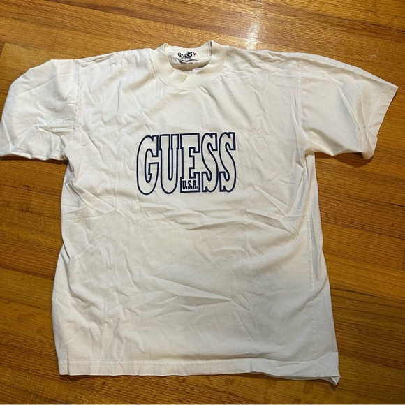 Guess USA T Shirt white (h8 - Picture 1 of 14
